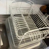 آبچکان دو طبقه بسیار تمیز|آب‌چکان و نظم‌دهنده ظروف|تهران, پرستار|دیوار