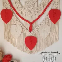 دیوار کوب مکرومه|صنایع دستی و سایر لوازم تزئینی|صومعهسرا, |دیوار