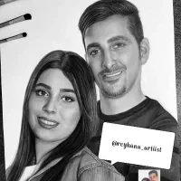 مناسبت هارو با نقاشی چهره اش قشنگ کن|تابلو، نقاشی، عکس|ساوه, |دیوار