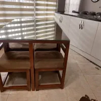 ناهارخوری ۶ نفره کم جا|میز و صندلی غذاخوری|محلات, |دیوار