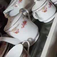 سرویس چینی ۶ نفره کامل ۶۵ پارچه ساخت ژاپن|ظروف سرو و پذیرایی|کرج, شهرک پردیسان|دیوار