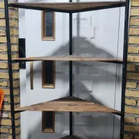 قفسه فلزی چوبی