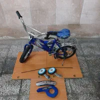 دوچرخه ی الگانس ، سایز ۱۲ ، رنگ آبی