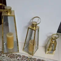 جا شمعی  با شمع داخل /دکوری