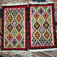 گلیم دست بافت پشمی