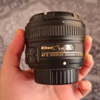 لنز ۵۰ میلیمتر  f1.8G  نیکون Nikon|دوربین عکاسی و فیلم‌برداری|لاهیجان, کوی آزادگان|دیوار