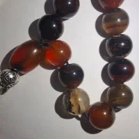 تسبیح عقیق سلیمانی با سر تسبیح استیل|جواهرات|ری, سیزده آبان|دیوار