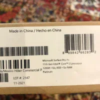 لپتاپ surface pro 7plus