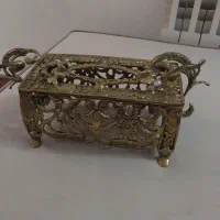 جای دستمال کاغذی برنجی