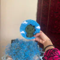زیر لیوانی و دکوری پانچ دوزی شده