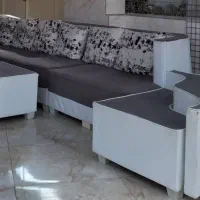 مبل راحتی ۶ نفره|مبلمان خانگی و میز عسلی|رشت, حومه رشت|دیوار