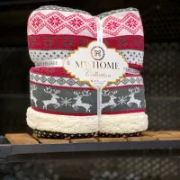 پتو گوزنی کریسمسی|رختخواب، بالش، پتو|تهران, مسعودیه|دیوار