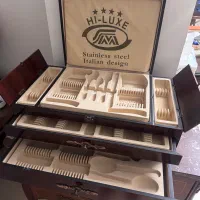 جعبه ی قاشق و چنگال در حد نو و تمیز|ظروف سرو و پذیرایی|تهران, قیطریه|دیوار