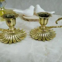 جا شمعی اصل برنزی|کلکسیون اشیاء عتیقه|ملارد, |دیوار