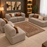 مبل راحتی پینترست پازلی متنوع در چیدمان