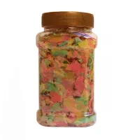 غذای ماهی فله / غذا رنگ فلاور/ میگو گاماروس