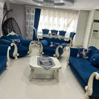 مبل و میز ناهارخوری ۸ نفره زیبا و سالم