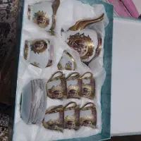 صبحانه خوری طلا کوب|ظروف سرو و پذیرایی|محمدیه-قزوین, |دیوار