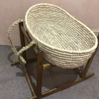 گهواره حصیری|تخت و صندلی بچه|قشم, |دیوار