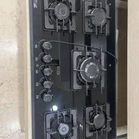 اجاق گاز توکار شیشه ای و استیل پنج شعله|اجاق گاز و لوازم برقی پخت‌وپز|تهران, زمزم|دیوار