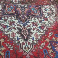 یک جفت فرش هریس نقشه تاجری