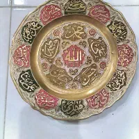 بشقاب قدیمی جنس برنج