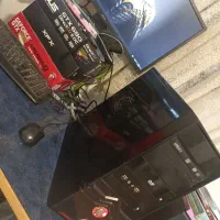 کیس ddr3 رم 4 پردازشگر آتلون 2 260 و هارد 500