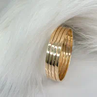 تعداد ی النگو رنگ ثابت طلا روس