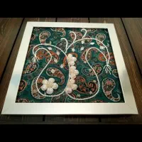 تابلو سرمه دوزی