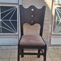 صندلی چوبی دست دوم سالم|میز و صندلی غذاخوری|اردبیل, |دیوار