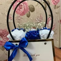ساخت باکس گل و سبد گل روبانی شیک و خاص و سفارشی|گل مصنوعی|تهران, مشیریه|دیوار