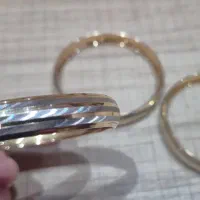 النگوی طلا دست دوم سایز ۱ طرح جدید ترنم با فاکتور