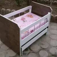 تخت گهواره ای|اسباب و اثاث بچه|قم, لبچال|دیوار