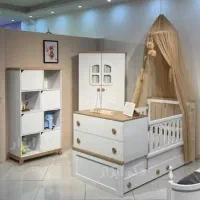 تولیدتخت خواب یکنفره دونفره سیسمونی نوزاد کد ۶۶۰|تخت و سرویس خواب|زنجان, |دیوار