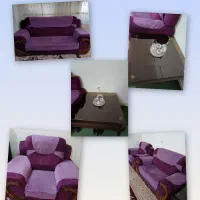 مبلمان راحتی همراه با میز عسلی