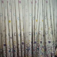 پرده با چوب پرده