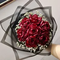 گل با روبان