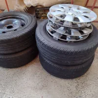 رینگ لاستیک 14 با قالپاق