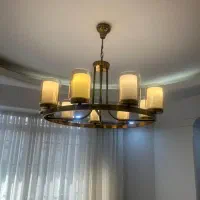 ۳ عدد لوستر مدرن لهستانی برنزی