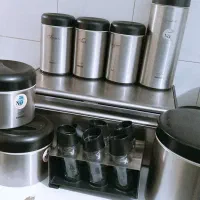 سرویس آشپزخانه استیل داخلش پلاستیک