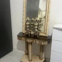 اینه وشمعدان سالم وتمیز