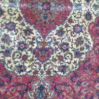 ۲ فرش دستبافت تمام ابریشم