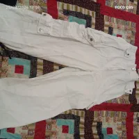 شلوار کارگو سفید