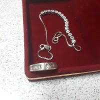 دستبند و حلقه نقره