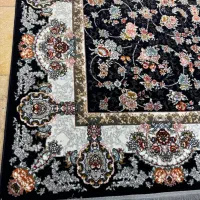 زمینه سرمه‌ای گل‌دار ۱۲ متری|فرش|گرگان, |دیوار