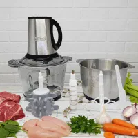 خردکن اصلی 2 کاسه سیلورکرست/غذاساز/مخلوط کن