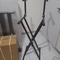 پایه کیبرد ارگ ۲ طبقه . پایه ضربدری ساده و دوبل|پیانو، کیبورد، آکاردئون|تهران, سازمان برنامه شمالی|دیوار