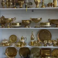 مرکز خرید عمده مس برنز خریدار آینه شمعدان کنسول