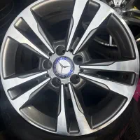 رینگ بنز E250 سایز ۱۷ اورجینال رنگ فابریک