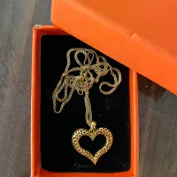 گردنبند قلب طلا